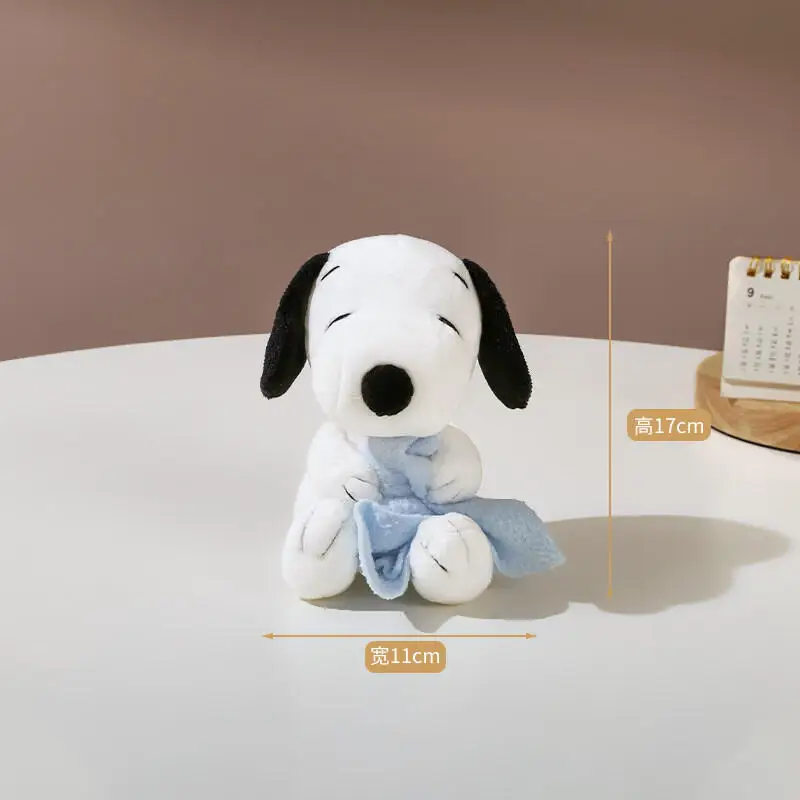 Snoopy Plush Toy Cartoon Kawaii Japan Snoopy Peripheral Genuine Towel Sleeping Doll Plush Toy Girl Birthday Gift
