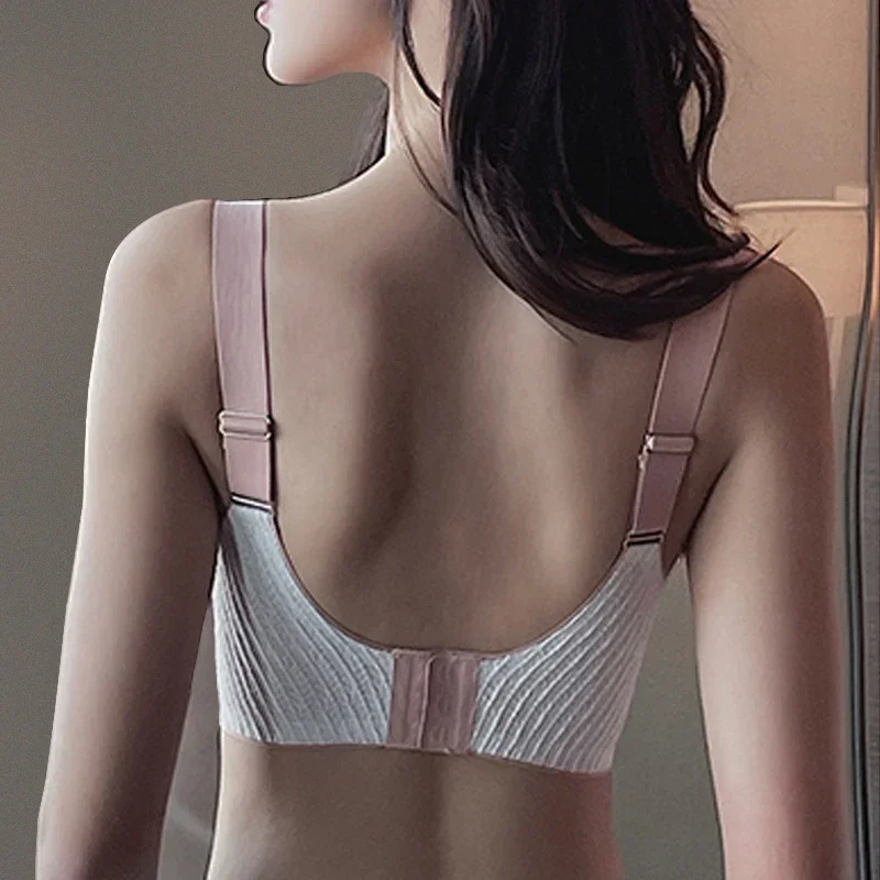 Bra for Women Summer Skin Friendly Lace Underwear Push Up Bra  Wire Free Breathable Women Underwear Sex Underwear Sports Bra