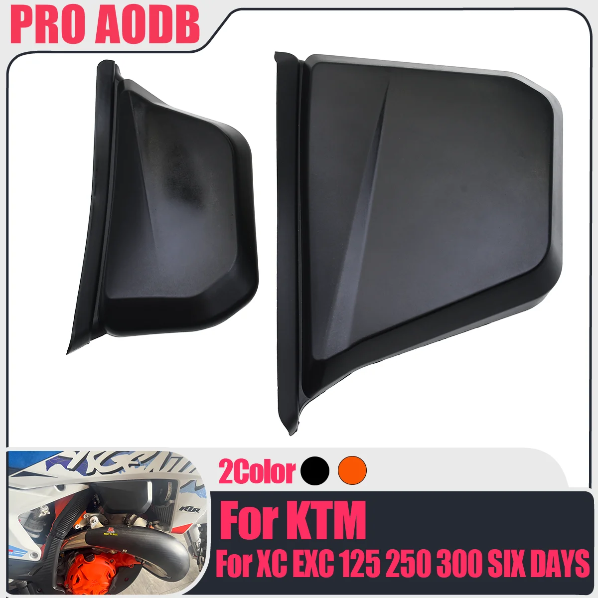 

2023-2024 For KTM HARDENDURO CKD Pair Left Right Fuel Tank Cover Guard Protector XC125-300 EXC150 EXC250 EXC300 EXC SIX DAYS