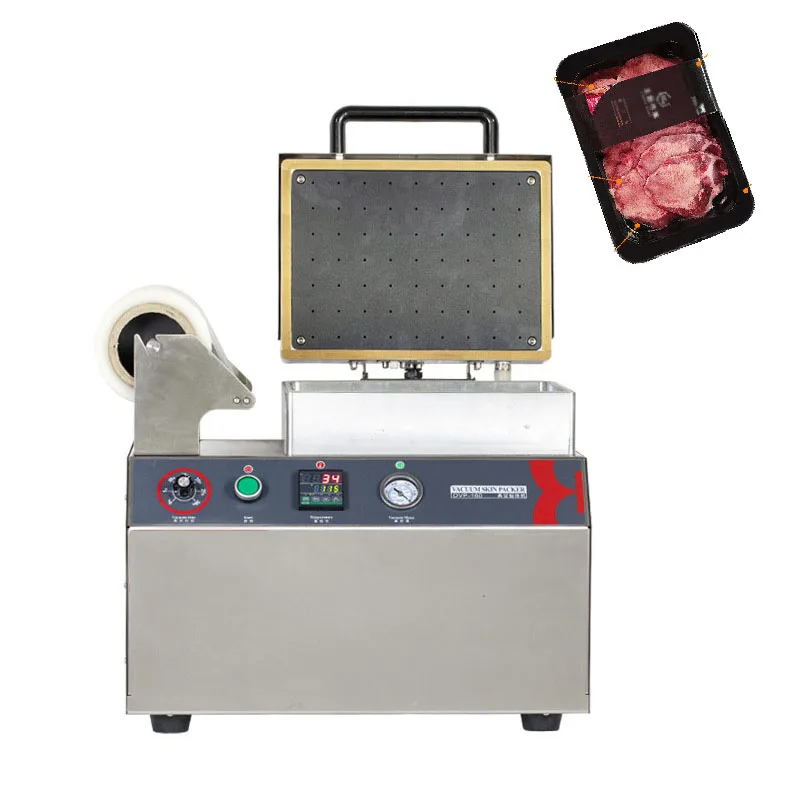 

Food Vacuum Body Fitting Packaging Machine Automatic Vacuum Sealer Seafood Vacuum Equipment Vacuum Skin Packaging Machine