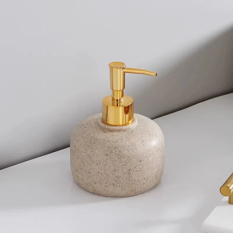 

Ceramic lotion bottle Hotel home stay hand sanitizer separate bottle Shampoo soap press bottle soap dispenser