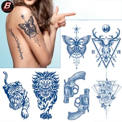 New Juice Tattoo Sticker Semi-permanent Non-reflective Herbal Tattoo For Men Women Fashion Small Fresh Temporary Tattoos Sticker
