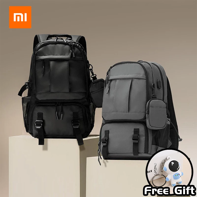 Xiaomi TANJIEZHE 32L Man Travel Backpacks Outdoor Traveling Bags Molle Pack for Trekking Hunting Bag USB Tactical Backpack