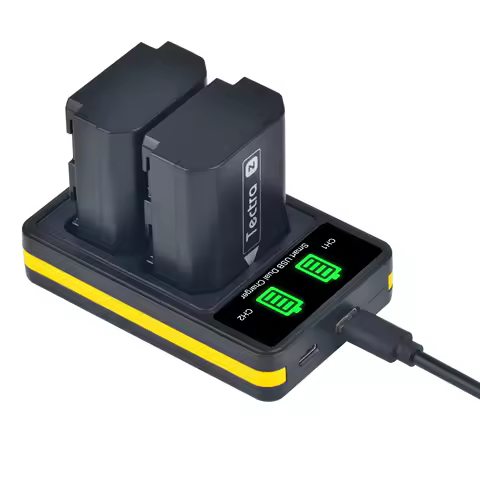 2280mAh NP-FZ100 NP FZ100 Battery and Charger with Type C Port for Sony ZV-E1 BC-QZ1 a9 a7R III a7 III A6600 A6700 A1 A7C