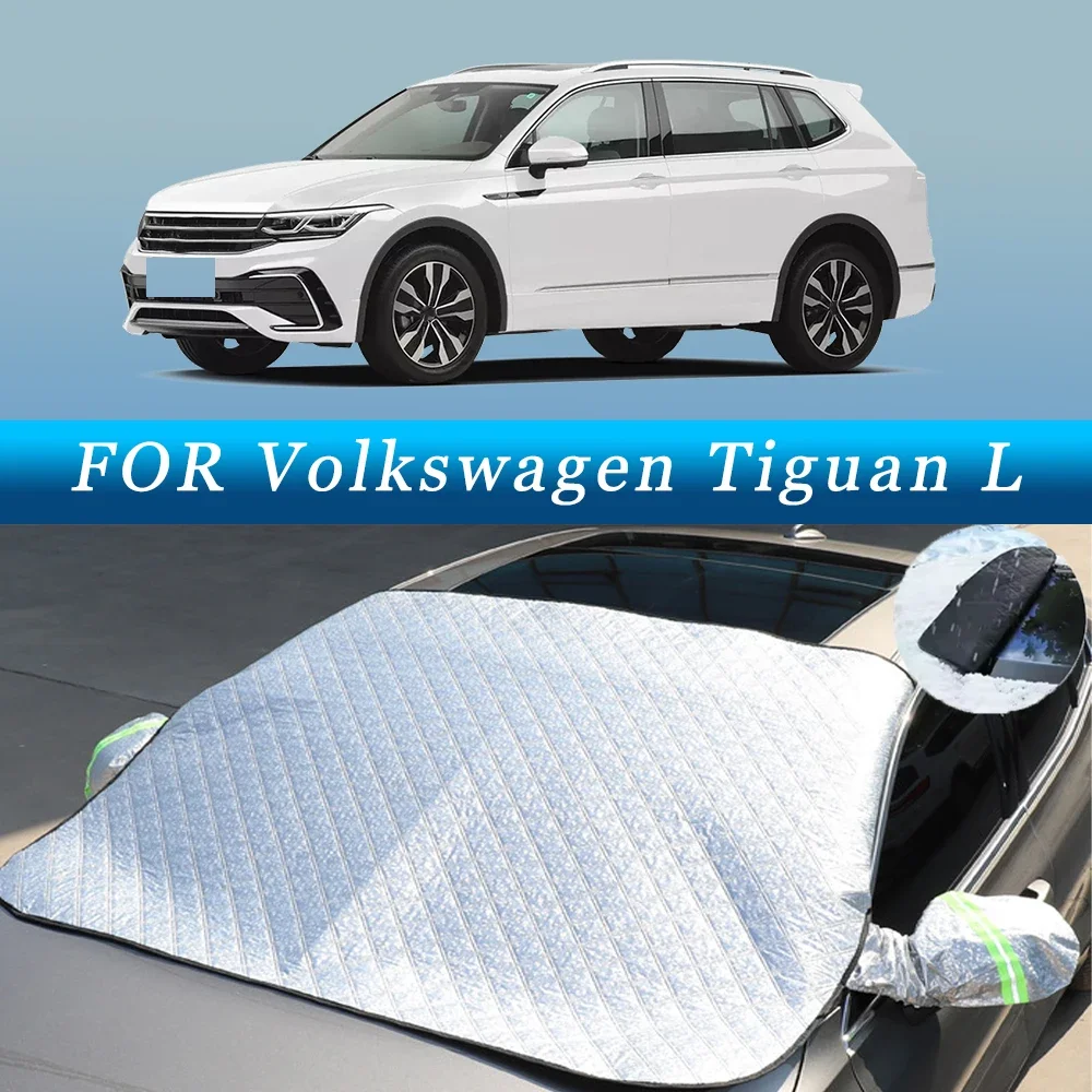 

Thickened Car Now Sunshade Windshield Cover With 5/9 Magnets UV Protection Anti Snow Sunlight For Volkswagen Tiguan L