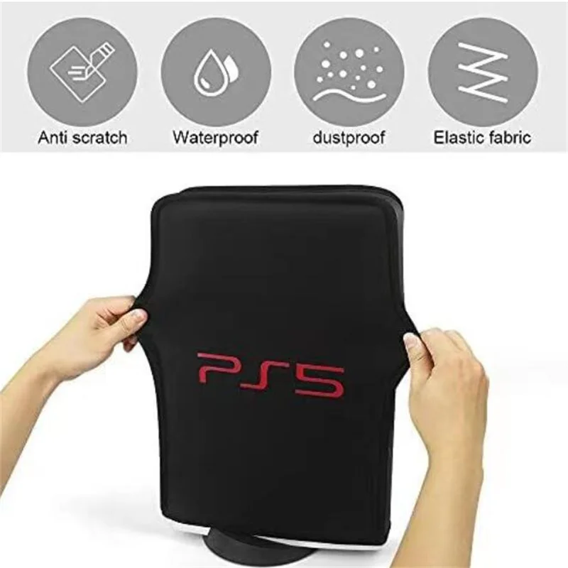 PS5 Console Dust Cover Kit Dustproof Elastic Guard Protective Dustprevent Bag Sleeve Tailored Game Accessories Dust Cover