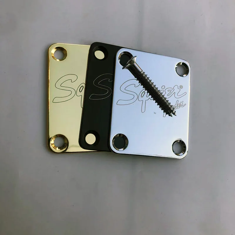 

Electric Guitar SQ Neck Plate Gold/Chrome/Black