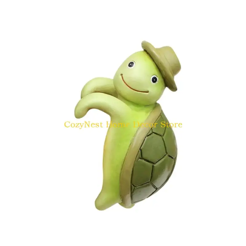 92MF Resin Animal Figurines Flowerpot Hangers Hanging Planter Clip Animal Themed Planter Hook For Home Garden Decoration