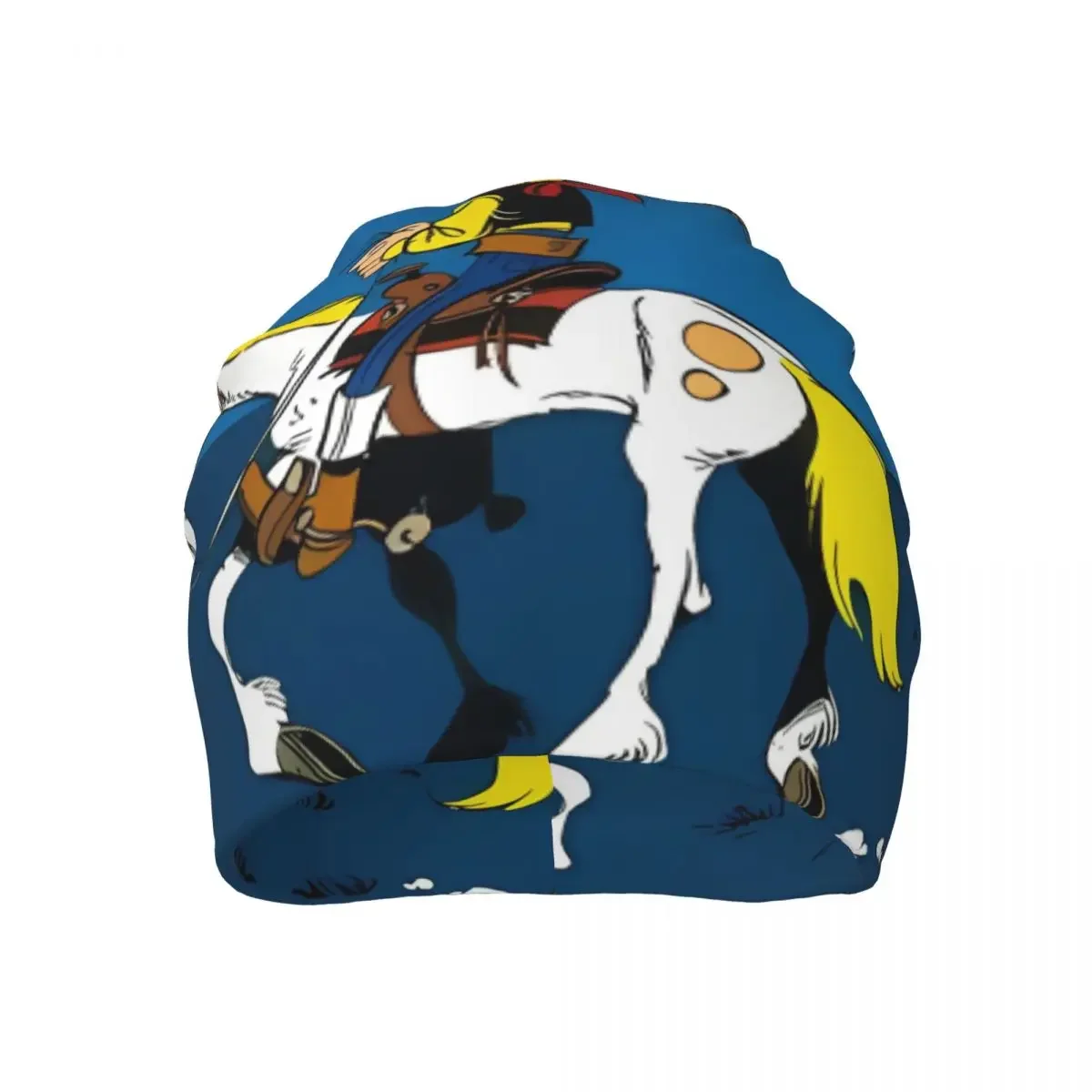 Skullies Beanies Caps LUCKY Cowboy Thin Hat Autumn Spring Bonnet Hats Men Women's Hip Hop Ski Cap image 6