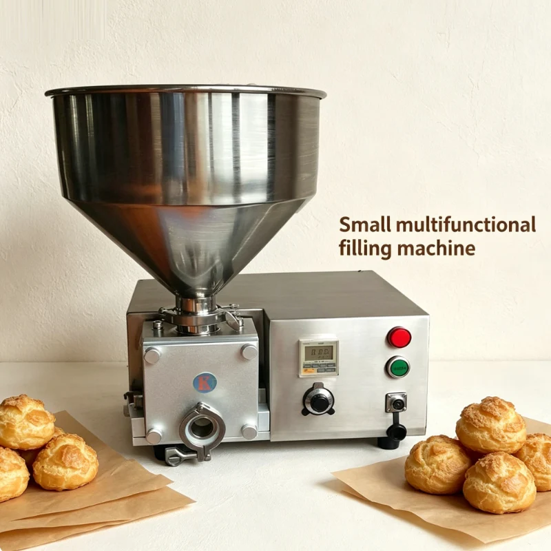 Commercial Tabletop Multifunctional Chocolate Cream Puff Filling Machine Cake Cream bread Injecting Maker For Bakery Shop