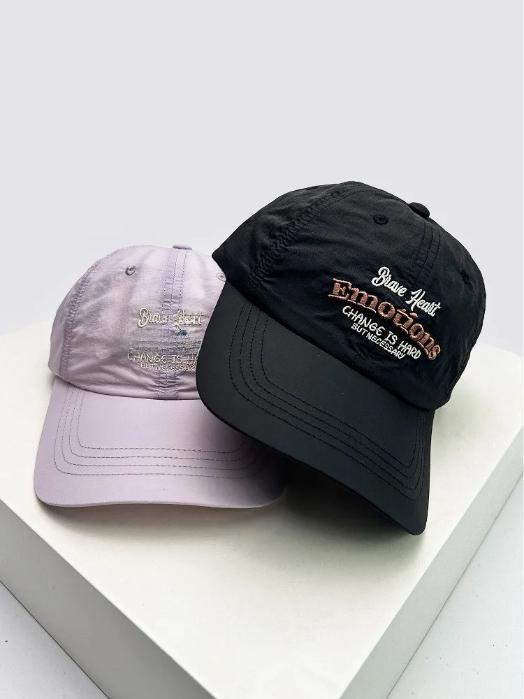 

Qui Dry Embroidered Letter Soft Top Baseball Caps ex Outdoor Casual Wide Brim Hats Spring Summer New Sle for Men And ...