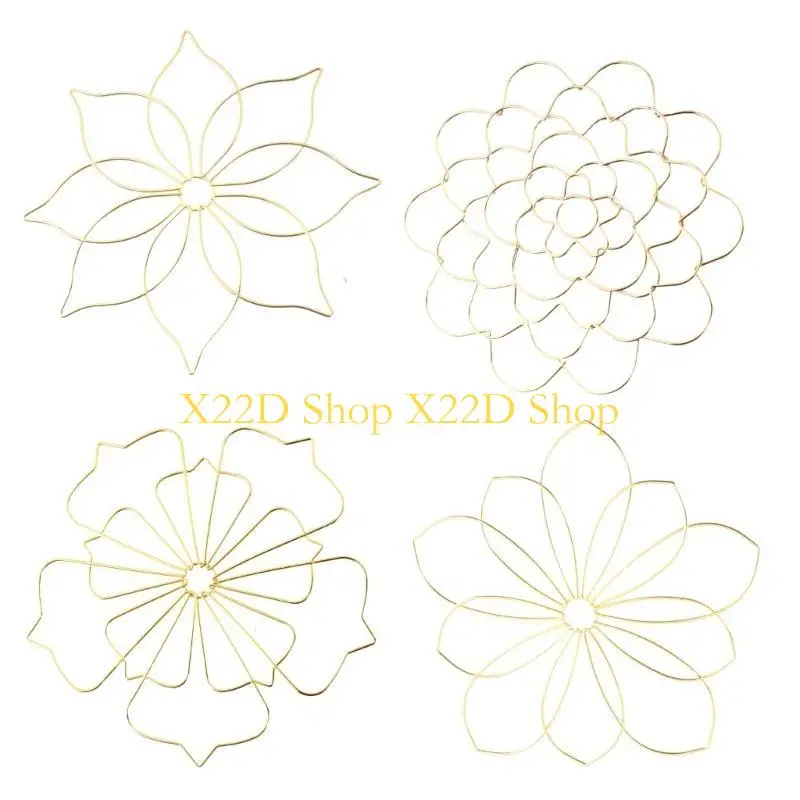 X22D Professional Florals Arrangement Holders, 4PCS Reusable Steel 5