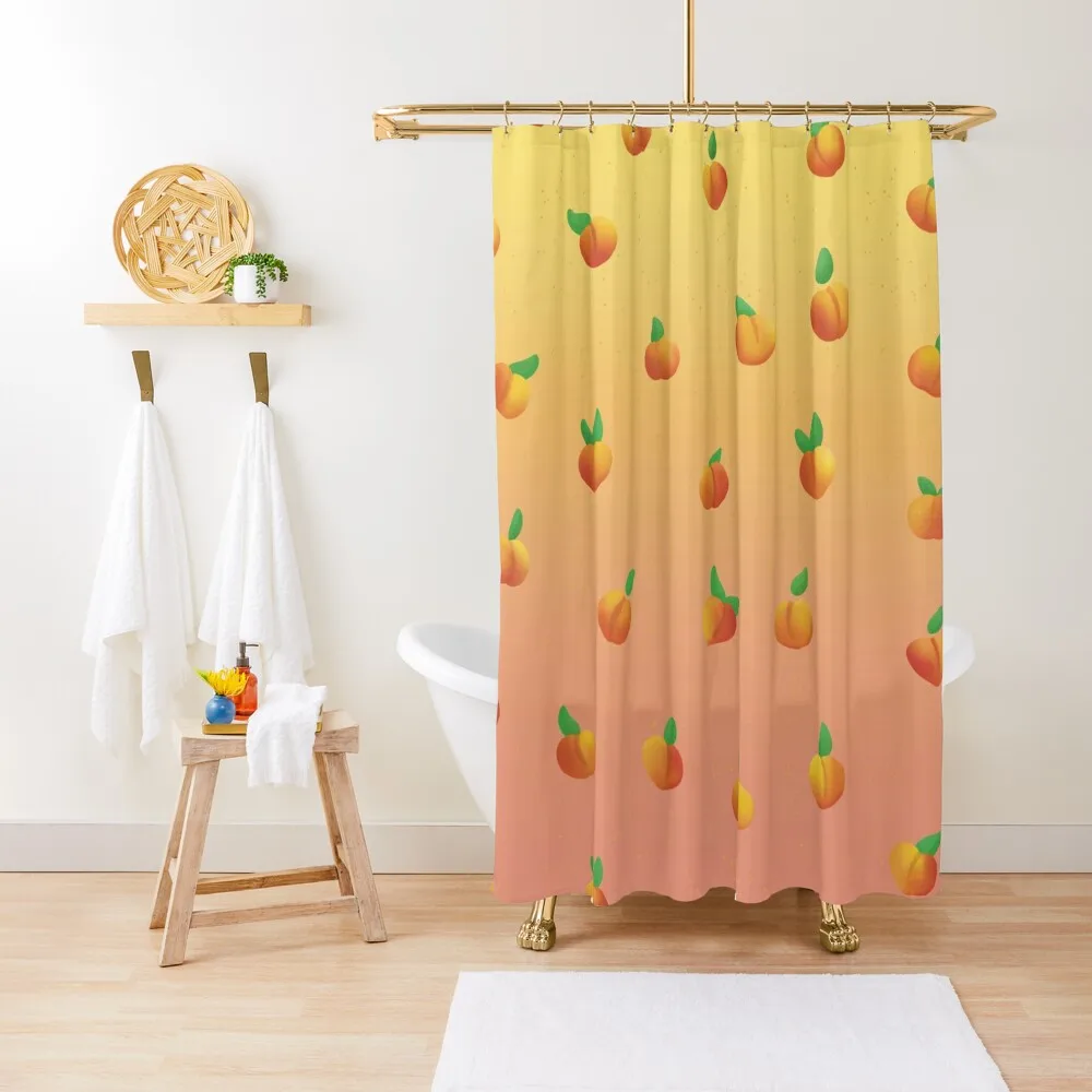 

Danielle’s Peaches Shower Curtain Bathroom And Shower Window Funny Shower Modern Accessory Bathrooms Curtain