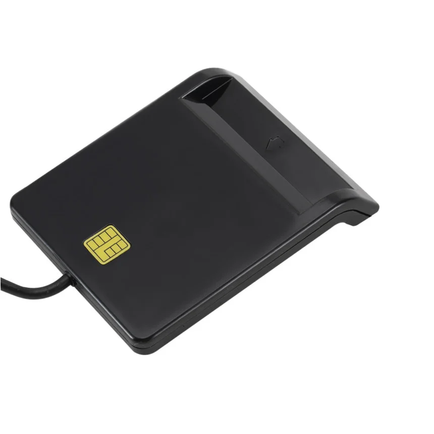 USB Smart Card Reader For Bank Card IC/ID EMV card Reader High Quality for Windows 7 8 10 Linux OS USB-CCID ISO 7816