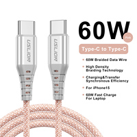 60W 6A USB C toType C Cable For iPhone 15 Pro Max iPad Xiaomi Oneplus 13 OPPO Fast Charging Wire Cord