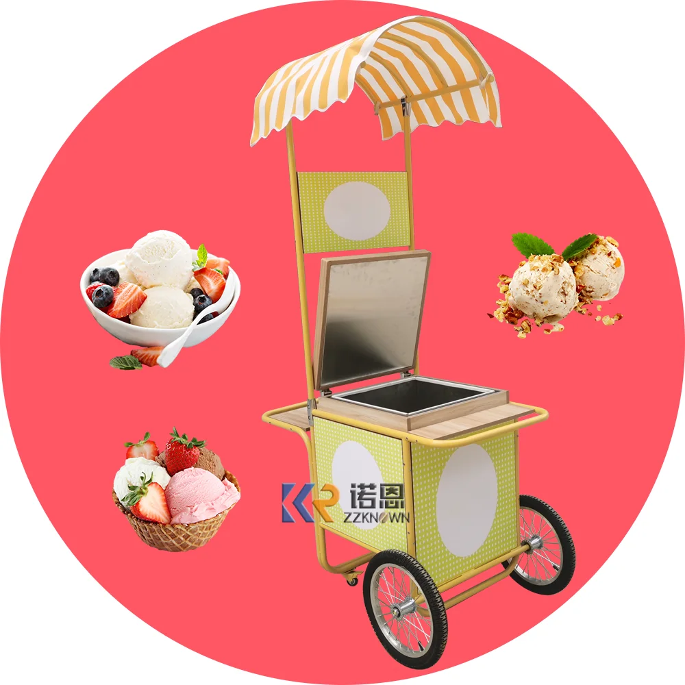 2023 New Type Street Selling Coffee Van Catering Cart Burgers Fries Ice Cream Bus Mobile Food Truck