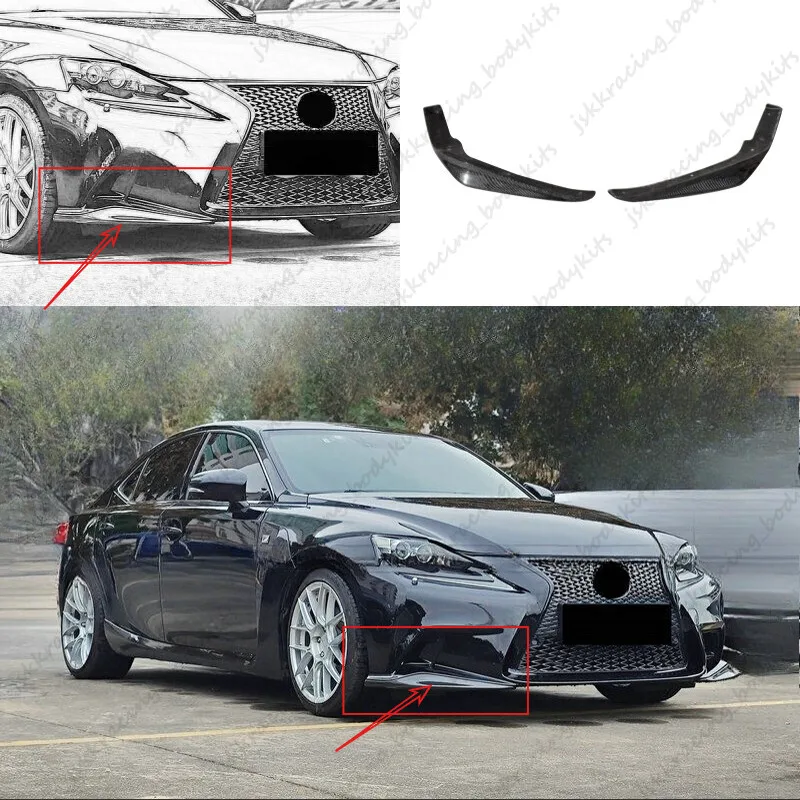 

For Lexus IS250 IS350 (F-Sport) 14-16 JDM Front Bumper Front Lip Carbon Fiber car BodyKits