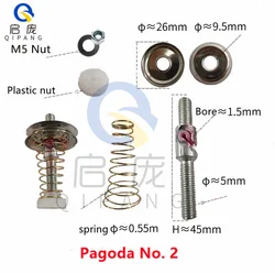 10 PCS High Quality Different Variety Size Sewing Machine Accessories Adjustable Clamp Tension Foot Thread Tension Assembly