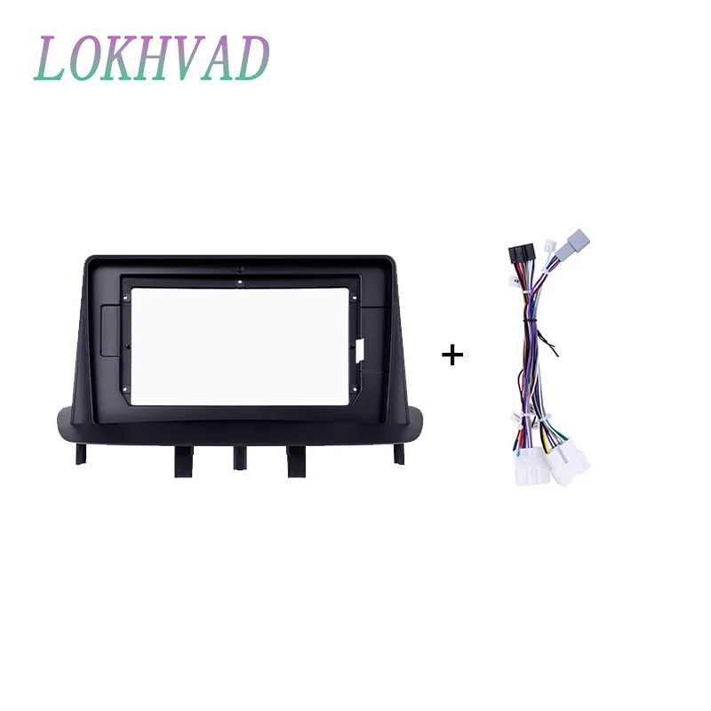 9 Inch Car Radio Plastic Fascia Panel Frame for RENAULT Megane 3 2008-2014 Installation DVD GPS Mp5 Dash Mount Kit