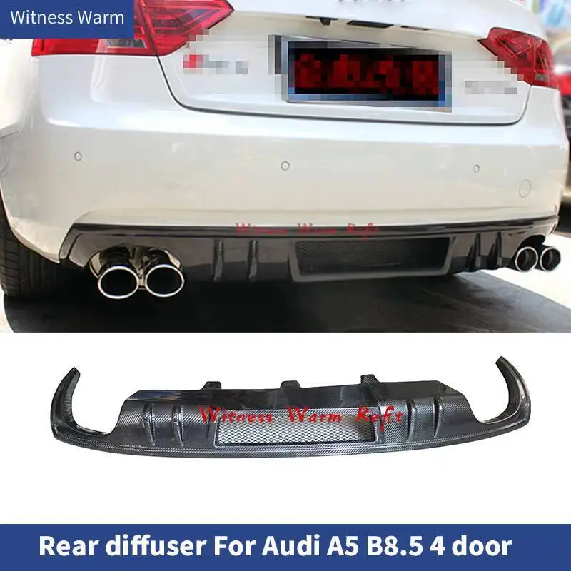 Kit carrosserie en fibre de carbone Frp Racing, pare-chocs arrière, diffuseur Jules, Audi A5, chariot élévateur 4 portes, pare-chocs standard, 2012, 2013, 2014, 2015, 2016