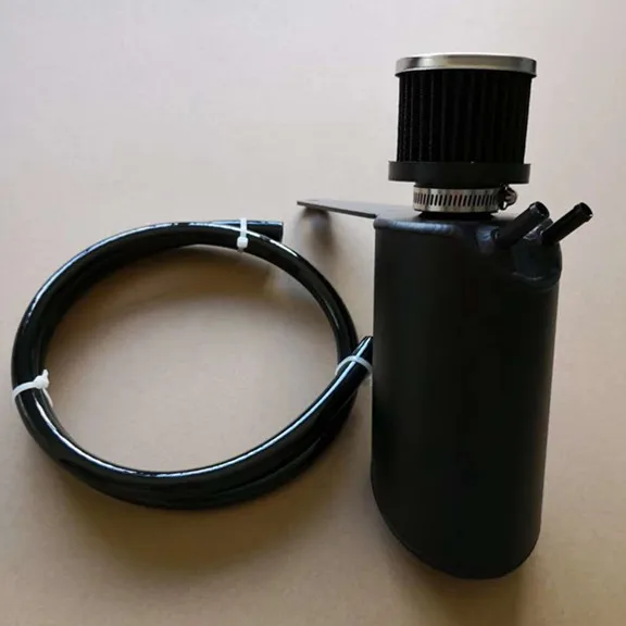 China supplier 2L Oil Catch Can Fuel Tank Racing Car Breather Aluminum Oil Tank Of Reservoir Custom Universal