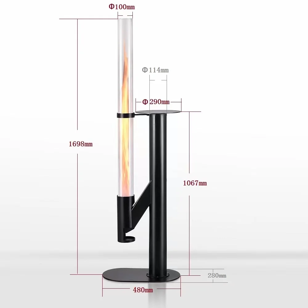 Rocket furnace, courtyard patio heater, granular furnace, granular heater, heater atmosphere