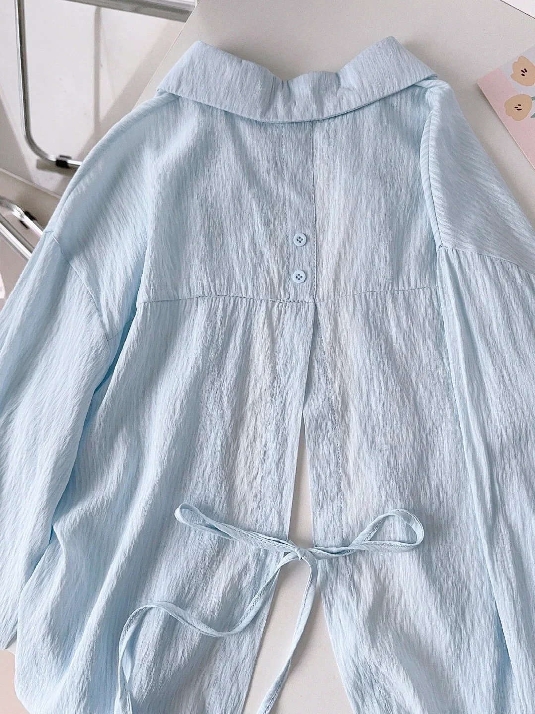 Coreano Sle Blu Protezione solare irt Canotta estiva da donna a righe lavorate a maglia Slim Fit Canotta Set in due pezzi Capispalla a strati