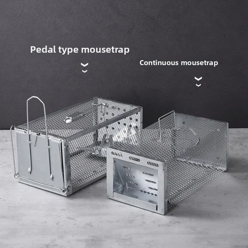1psc-Multi-Catch Rodent Mouse Trap Rat Trap Cage Pest Control All Mice And Rat Can Fit In Mice Rodent Catcher Rat Trap Cage
