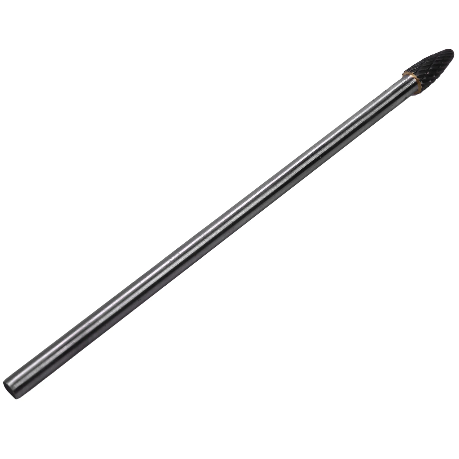 Juego de brocas de carburo de tungsteno de doble corte, rebabas rotativas de largo alcance de 4 piezas, vástago de 1/4 pulgadas, 6 pulgadas