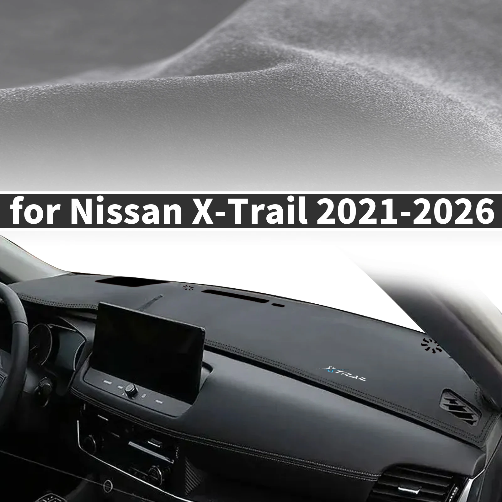 

for Nissan X-Trail XTrail T33 2025-2021 X Trail Car Accessories Dashmat Dashboard Cover Pad Protective Carpet DashMat Sunshade