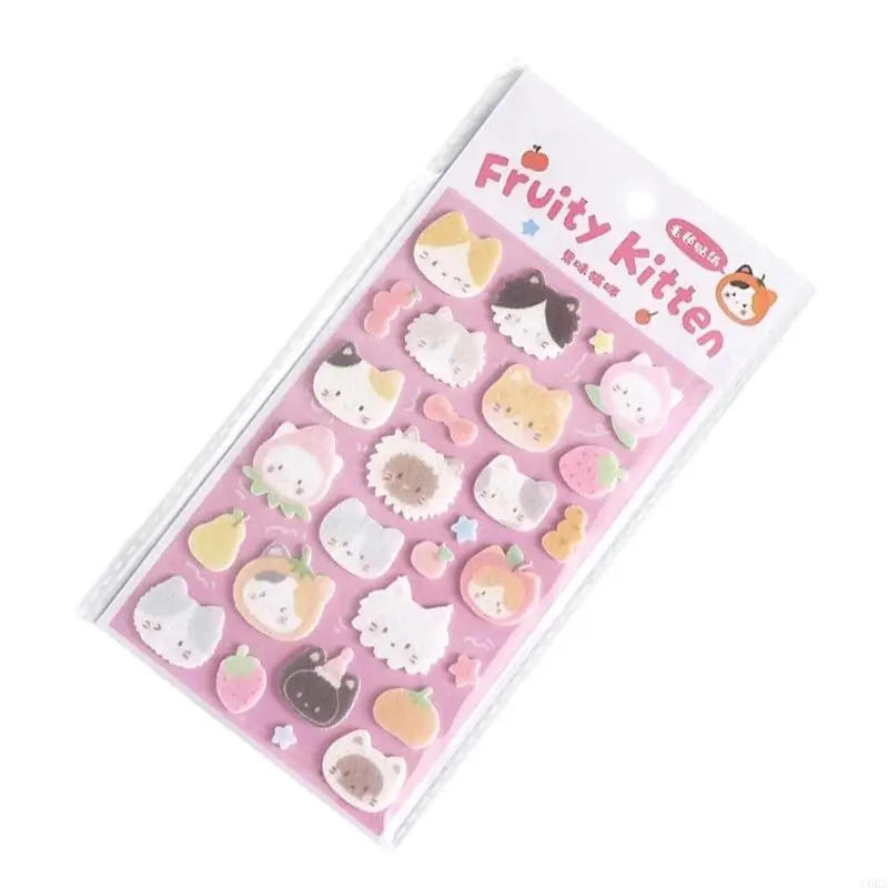 

CORA Puffier Sticker Decorative Sticker for Scrapbooking Journals Notebook Phone Case, Reusable Sticker for Scrapbooks