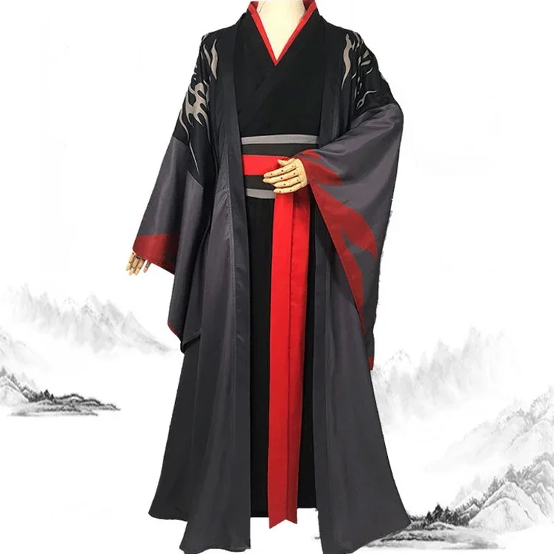 Wei wuxian cosplay mo xuanyu lan wangji traje anime grandmaster do cultivo demoníaco cosplay mo dao zu shi traje masculino