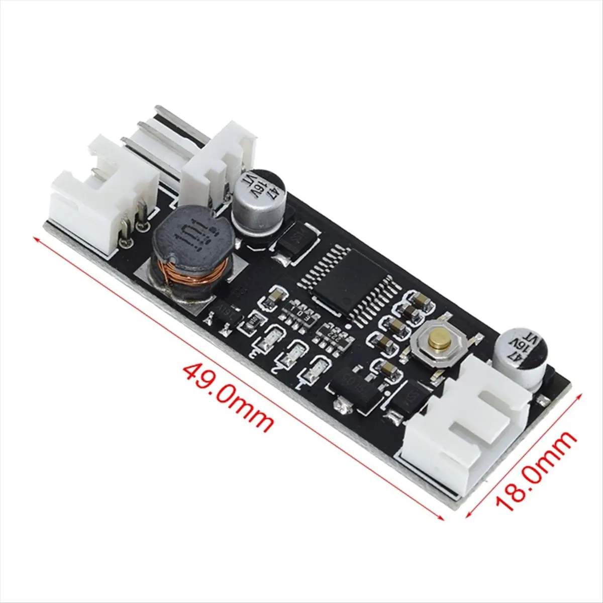 A14M Single 12V 0.8A DC PWM 2-3 Wire Fan Temperature Control Speed Controller Chassis Computer Noise Reduction Module