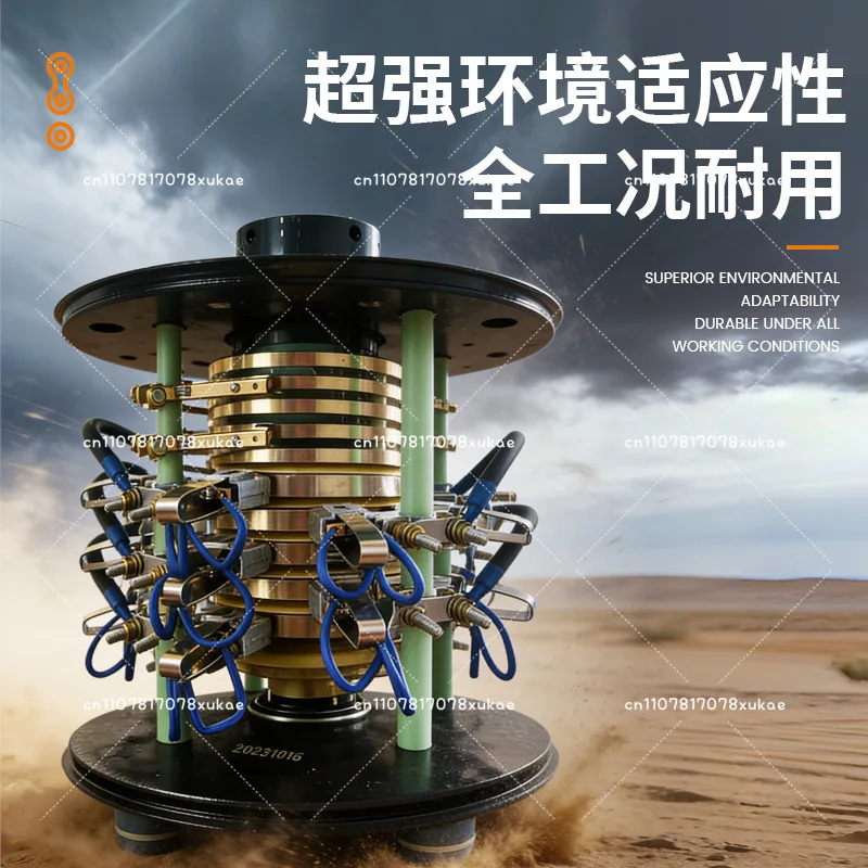 Collector Ring High Current, High Power Conductive Slip Ring, Cable Reel Copper Ring Multi-channel Conductive Slip Ring