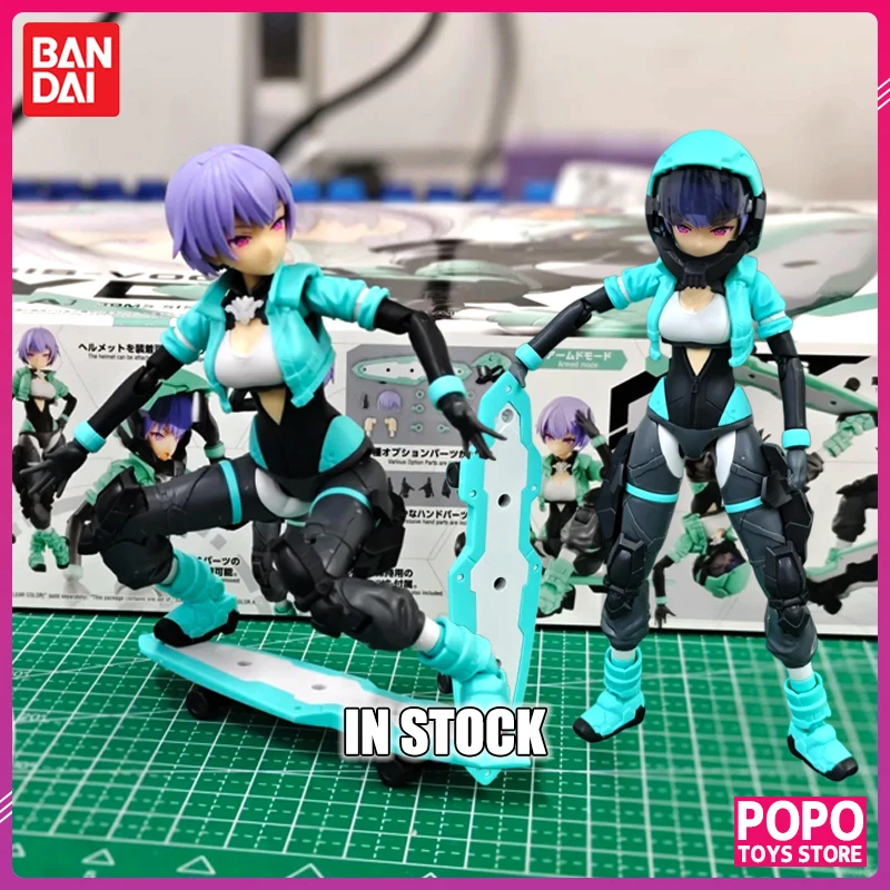 

Bandai Model Kit 30ms Mecha Musume Sis-V00 Color A Skatewear Girl Rydira Model Anime Action Figures Toys Model Gift Pvc