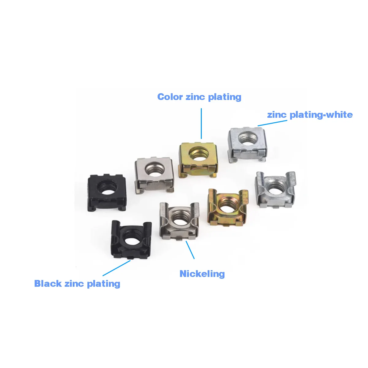 Cage Cabinet Iron Sheet Screw Cap/304 Stainless Steel / Carbon Steel Galvanized Card Nut / Floating Nut