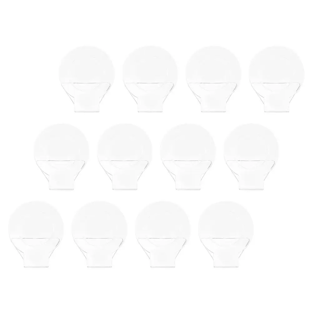

12Pcs Clear Bracelet Holder Acrylic Display Stand Transparent Plastic Base for Bangles Hand Chains Jewelry Organizer
