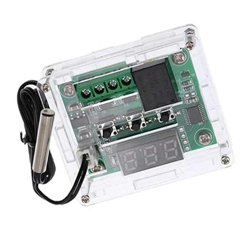 DT16 W1209 Digital Thermostat Temperature Control Board 12V DC -50-110℃ with Case Micro Digital Temperature Controller 8 PCS