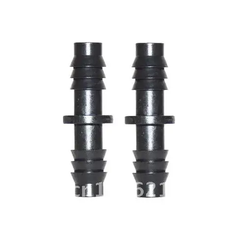 

Double Barb Water Hose Connectors Straight Connector for Garden Drip Irrigation 8/11mm Hose Tubing Fitting 15 Pcs 3/8