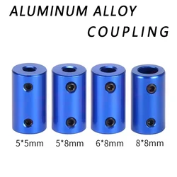 Flexible Coupling 5mm 6mm 8mm Aluminum 3D Printer Parts Blue Flexible Shaft Coupler Screw Stepper Motor Flexible Shaft Coupler