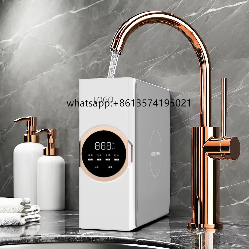 

TAutomatic Complete 5 Stages Kitchen New RO Water Purifier Home RO Machine Tabletop