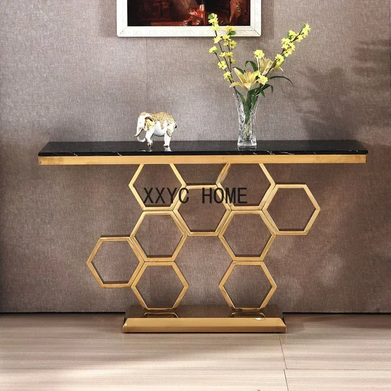 Minimalist Extremely Narrow Console Home Entry Hallway Table Wall Super Narrow Aisle Creative Entrance Cabinet