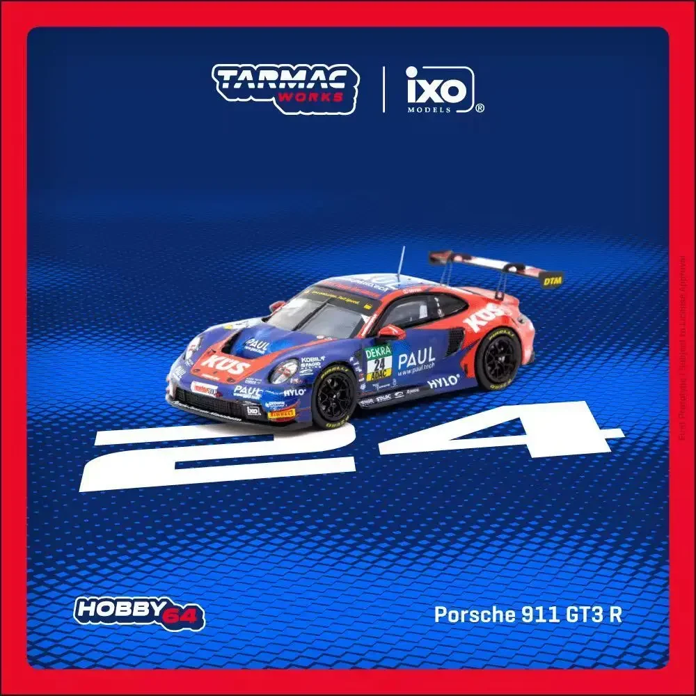 Vorverkauf TW 1:64 Porsche 911 GT3 R DTM 2023 Diecast Car Model Collection Miniature Toy Tarmac Works