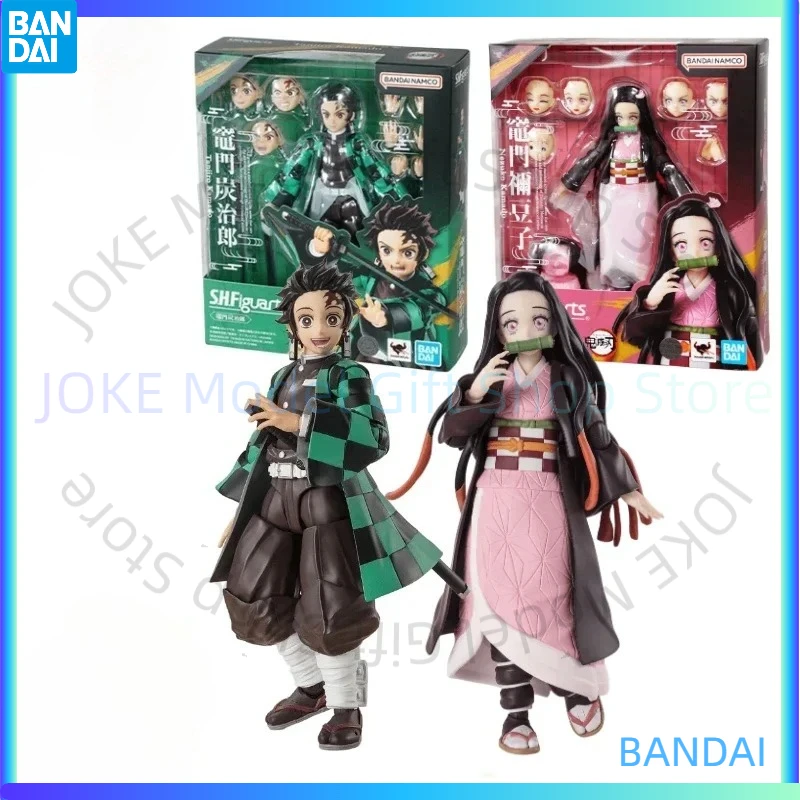 

In Stock 100% Original Bandai S.H.Figuarts SHF Demon Slayer Kimetsu No Yaiba Kamado Tanjirou Anime Action Figures Toys Models