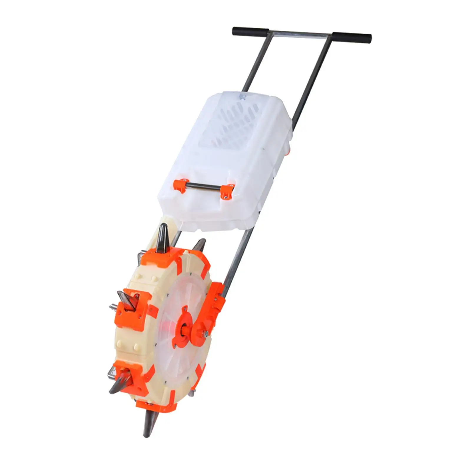 Hand Push Seeder Fertilizer, Corn Planter Manual Garden Seeder Seed Sower for Corn Soybean Peanut