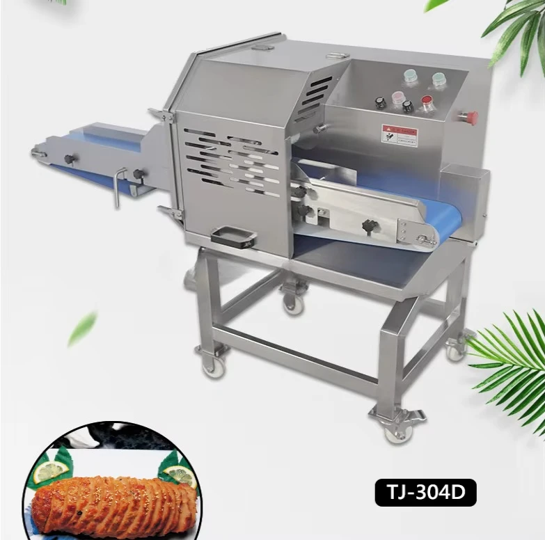 Automatic cooked meat bacon sausage slicer, slicer cutting machine