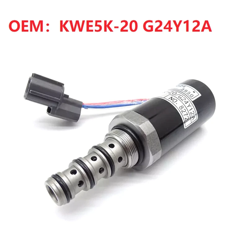 Solenoid Valve KWE5K-20/G24Y12A YN35V00005F2 For Kobelco SK200-2 SK200-5