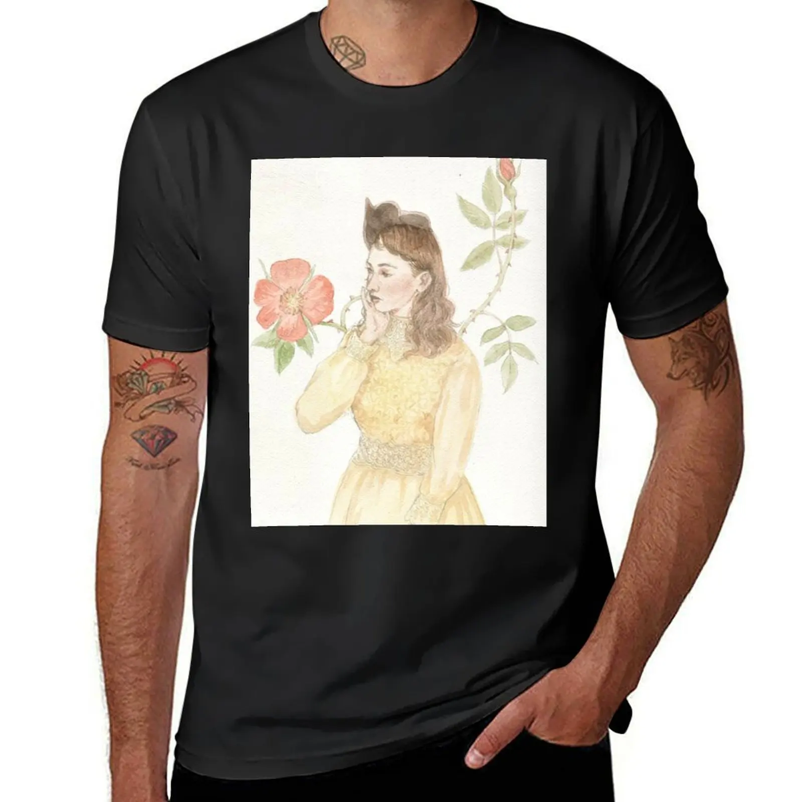 portrait of Regina Spektor T-Shirt customs design your own vintage Aesthetic clothing mens t shirt