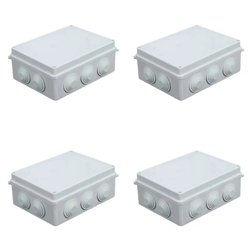 

Водонепроницаемая распределительная коробка IP65 из АБС-пластика, пылезащищенная универсальная электрическая коробка для наружного и внутреннего использования