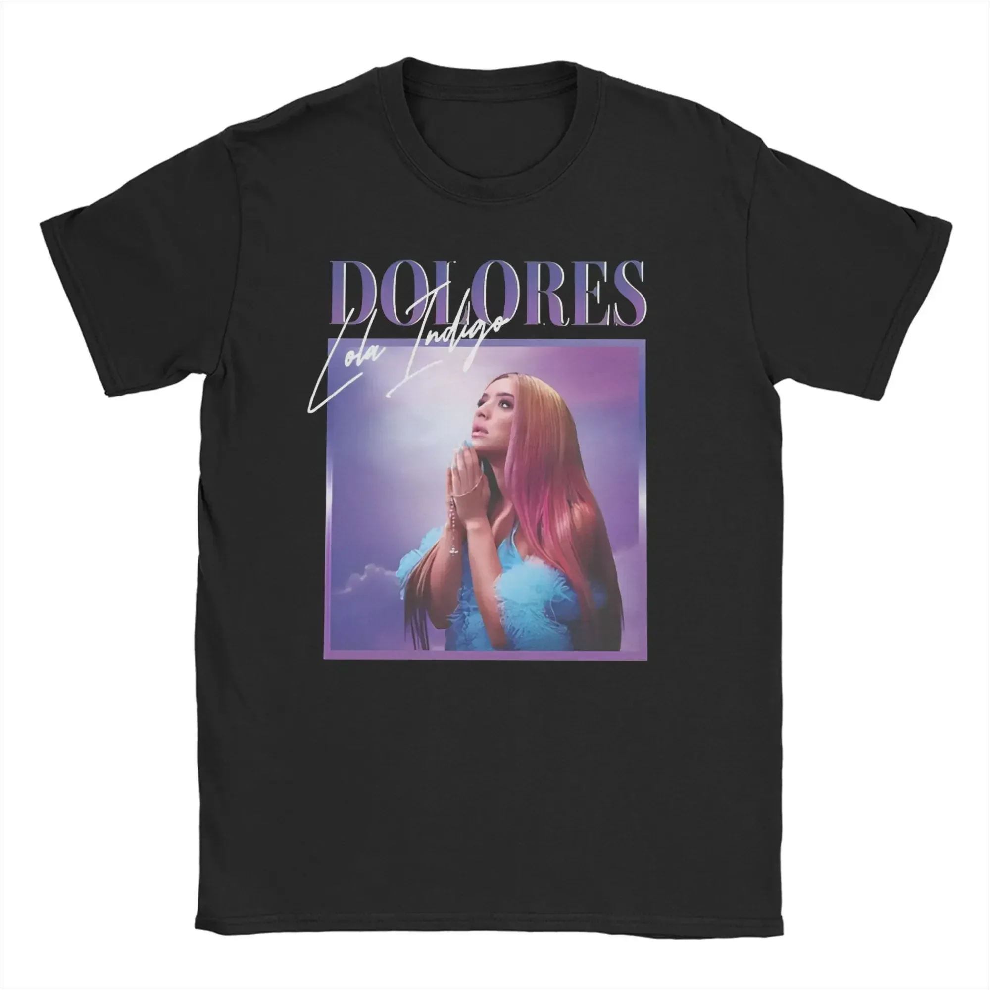 Lola 2025 Indigo Tour Merch T-Shirt Damski Humorystyczny T-Shirt Letni Piosenkarski Krótki Rękaw Top Odzież